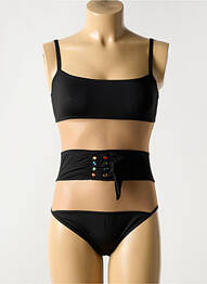 Costum de baie dintr-o singură piesă elasticitate negru NICOLE OLIVIER femme