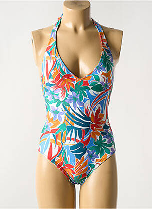 Costum de baie dintr-o singură piesă albastru ANTIGEL femeie