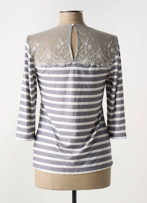 Top/caraco țesătură jersey gri LISE CHARMEL femme
