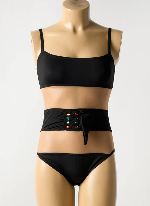 Costum de baie dintr-o singură piesă negru NICOLE OLIVIER femeie