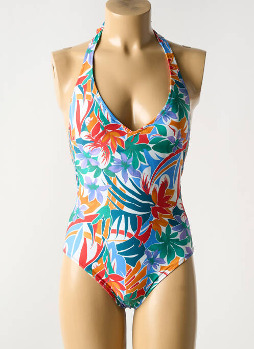 Costum de baie dintr-o singură piesă albastru ANTIGEL femeie