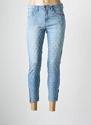 Blugi cu croială slim albastru CREAM femeie