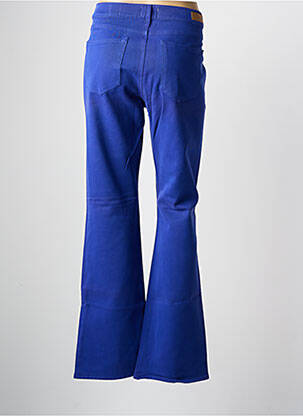 Pantalon evazat elasticitate mărime normală albastru deschis HAPPY femeie
