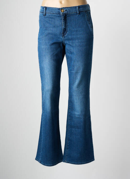 Blugi cu croială evazată albastru HAPPY femeie