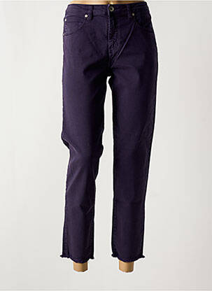 Blugi cu croială slim violet DENIM STUDIO femeie