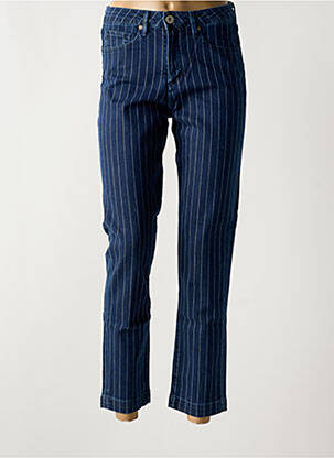 Blugi cu croială slim albastru DENIM STUDIO femeie