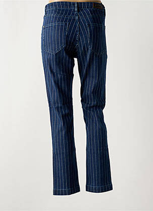 Blugi cu croială slim elasticitate albastru DENIM STUDIO femeie