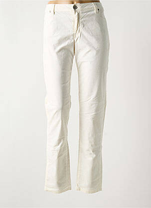 Blugi cu croială slim bej DENIM STUDIO femeie