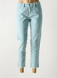 Pantalon 7/8 elasticitate mărime normală albastru DENIM STUDIO femeie