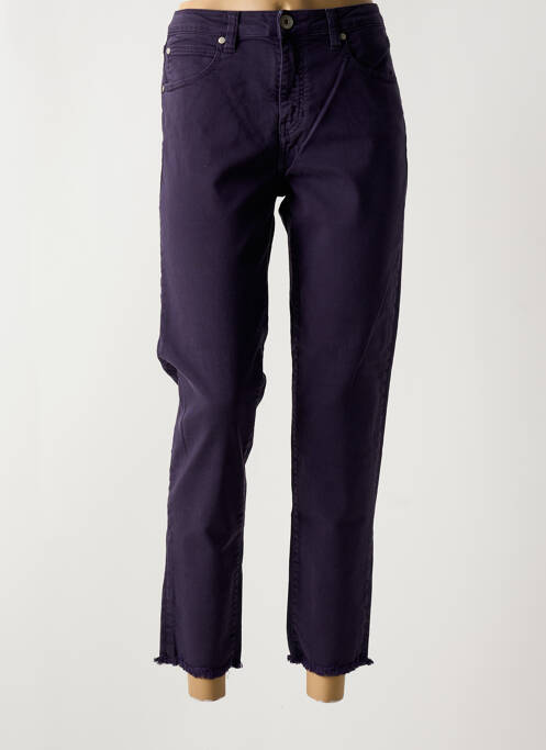 Blugi cu croială slim violet DENIM STUDIO femeie