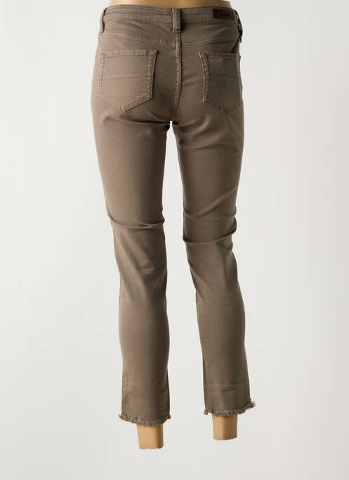 Blugi cu croială slim maro DENIM STUDIO femeie