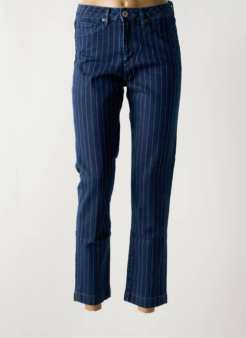 Blugi cu croială slim albastru DENIM STUDIO femeie