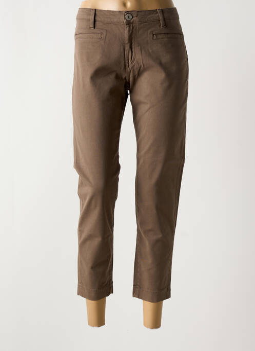 Blugi cu croială slim maro DENIM STUDIO femeie