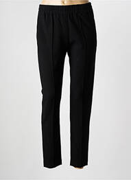 Pantalon slim talie elastică mărime normală negru DENIM STUDIO femeie