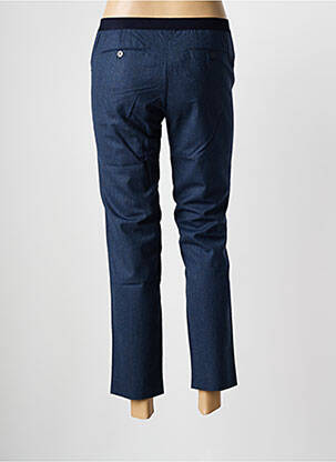 Pantalon 7/8 țesătură poplin mărime normală albastru HARTFORD femeie