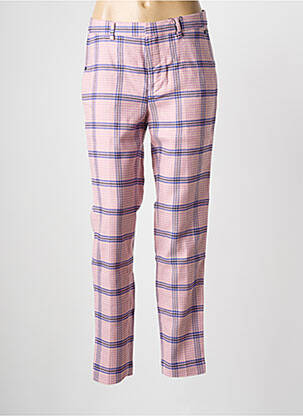 Pantalon drept roz SCOTCH & SODA femeie