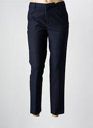Pantalon slim țesătură poplin mărime normală albastru SCOTCH & SODA femme
