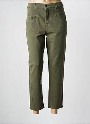 Blugi cu croială dreaptă verde FIVE femeie