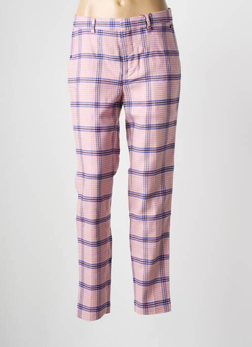 Pantalon drept roz SCOTCH & SODA femeie
