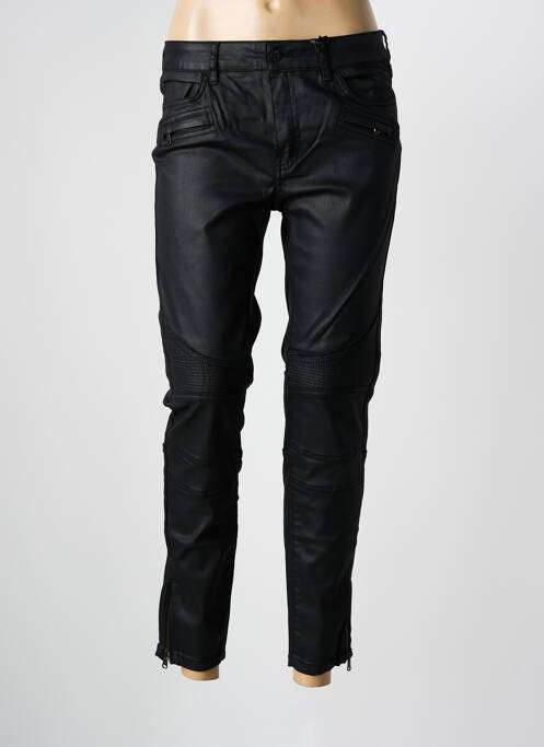 Pantalon slim negru FIVE femeie