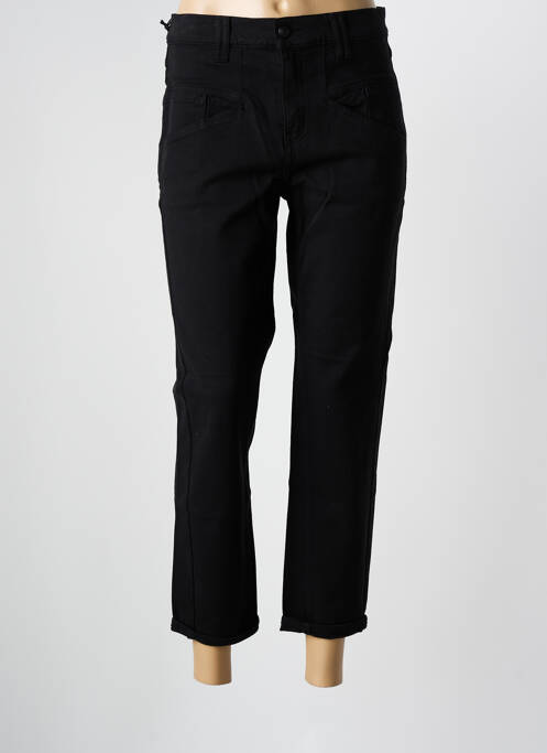 Blugi cu croială dreaptă negru FIVE femeie