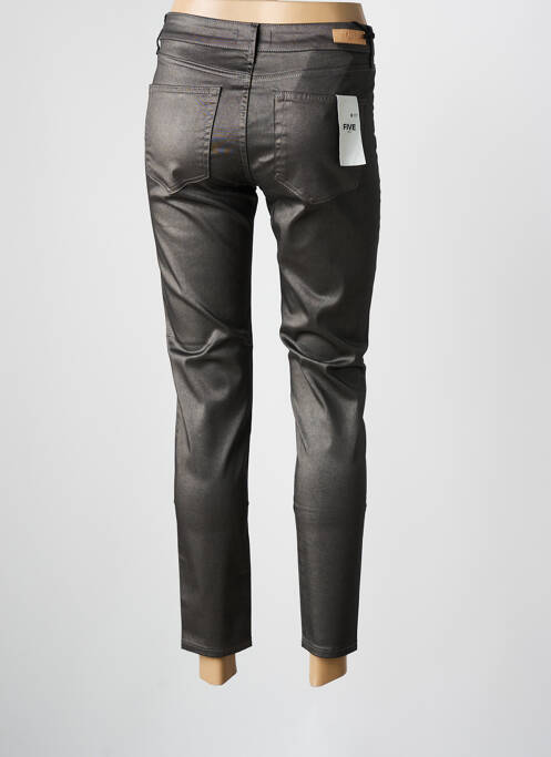 Pantalon slim maro FIVE femeie