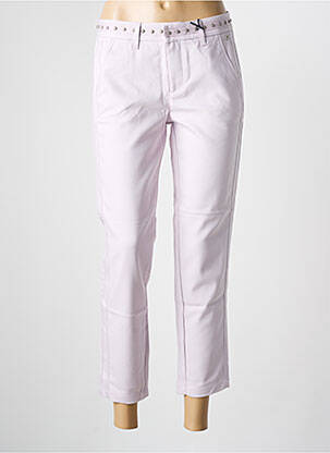 Pantalon 7/8 elasticitate mărime normală violet FREEMAN T.PORTER femeie