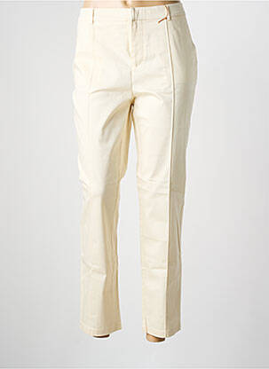 Pantalon chino țesătură poplin mărime normală bej SCOTCH & SODA femeie