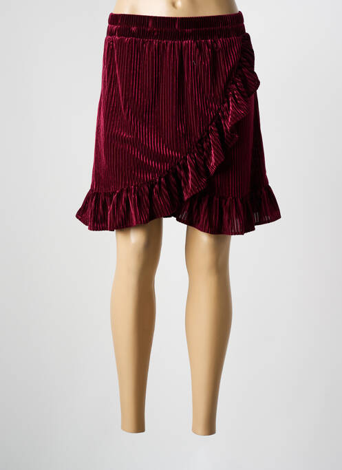 Fustă scurtă roșu ANGE femeie