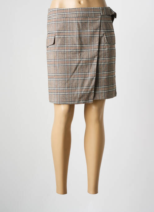 Fustă scurtă maro YAYA femeie