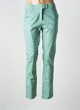 Pantalon chino țesătură poplin mărime normală verde ZILCH femeie