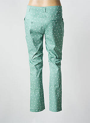 Pantalon chino țesătură poplin mărime normală verde ZILCH femeie