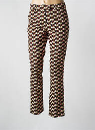 Pantalon chino țesătură poplin mărime normală roz ZILCH femme