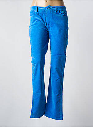 Pantalon slim elasticitate mărime normală albastru ZILCH femeie