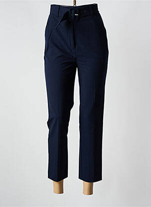 Pantalon 7/8 talie înaltă talie înaltă albastru IDANO femeie