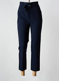 Pantalon 7/8 talie înaltă talie înaltă albastru IDANO femme