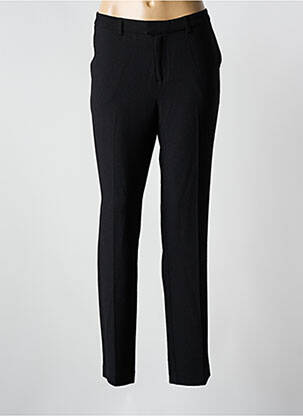 Pantalon chino mărime normală mărime normală negru IDANO femeie