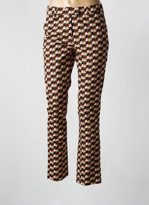 Pantalon chino țesătură poplin mărime normală roz ZILCH femme