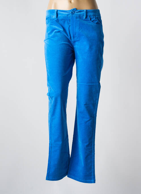 Pantalon slim albastru ZILCH femeie