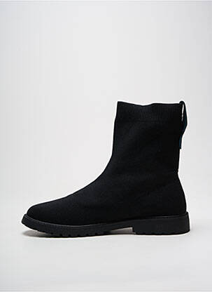 Botine/ghete toc mic toc plat până la 3 cm negru YAYA femeie