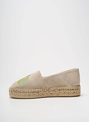 Espadrile nubuc toc plat până la 3 cm bej FABIENNE CHAPOT femeie