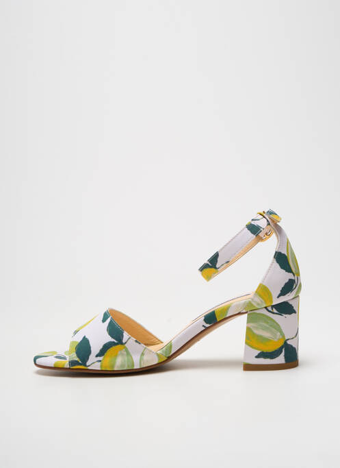 Sandale/Pantofi decupați verde FABIENNE CHAPOT femeie