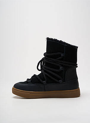 Botine/ghete umplută toc plat până la 3 cm negru YAYA femeie