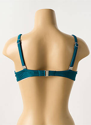 Sutien de costum de baie elasticitate sutien cupe întregi cu decolteu înalt verde ANTIGEL femeie