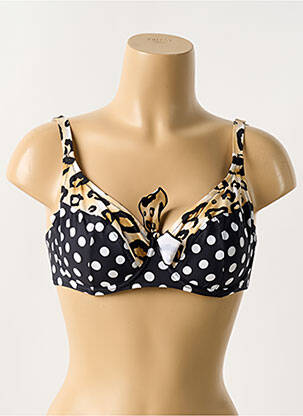 Sutien de costum de baie negru ANTIGEL femeie