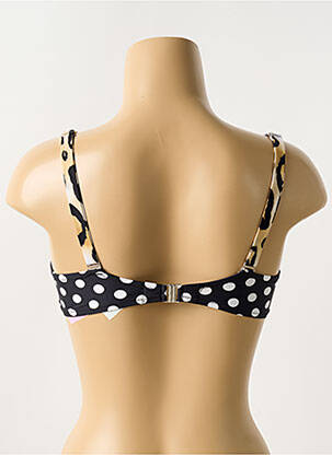 Sutien de costum de baie elasticitate sutien cupe întregi cu decolteu înalt negru ANTIGEL femeie