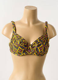 Sutien de costum de baie elasticitate galben ANTIGEL femme