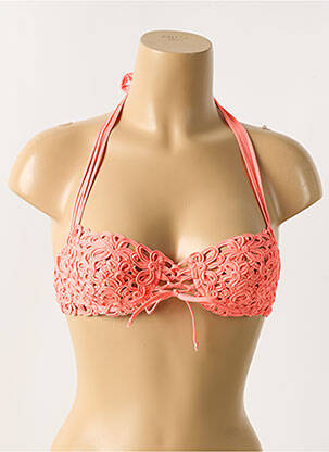Sutien de costum de baie top bentiță top bentiță portocalie NICOLE OLIVIER femeie