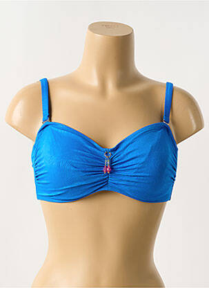 Sutien de costum de baie albastru ANTIGEL femeie