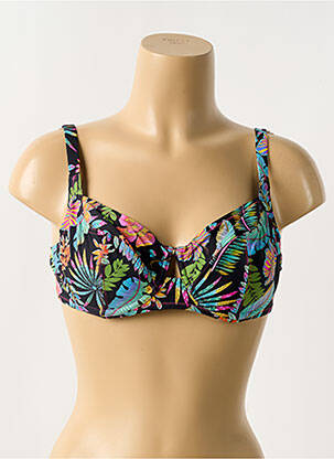 Sutien de costum de baie negru ANTIGEL femeie